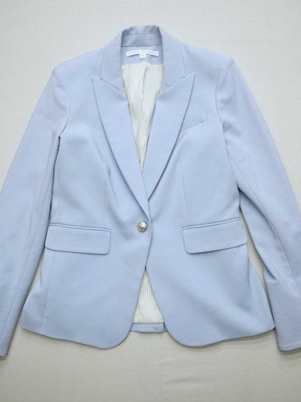 Veronica Beard Dickey Jacket Blazer Light Blue Size 4